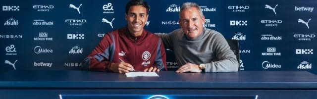 曼城宣布19岁巴西中卫雷斯加盟 合同签至2029年